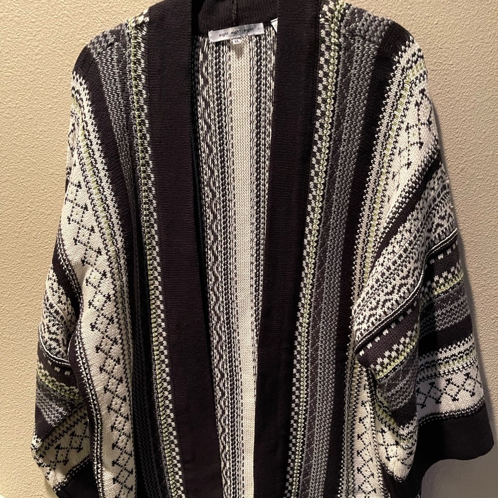 Eight Eight Eight Open Front Sweater